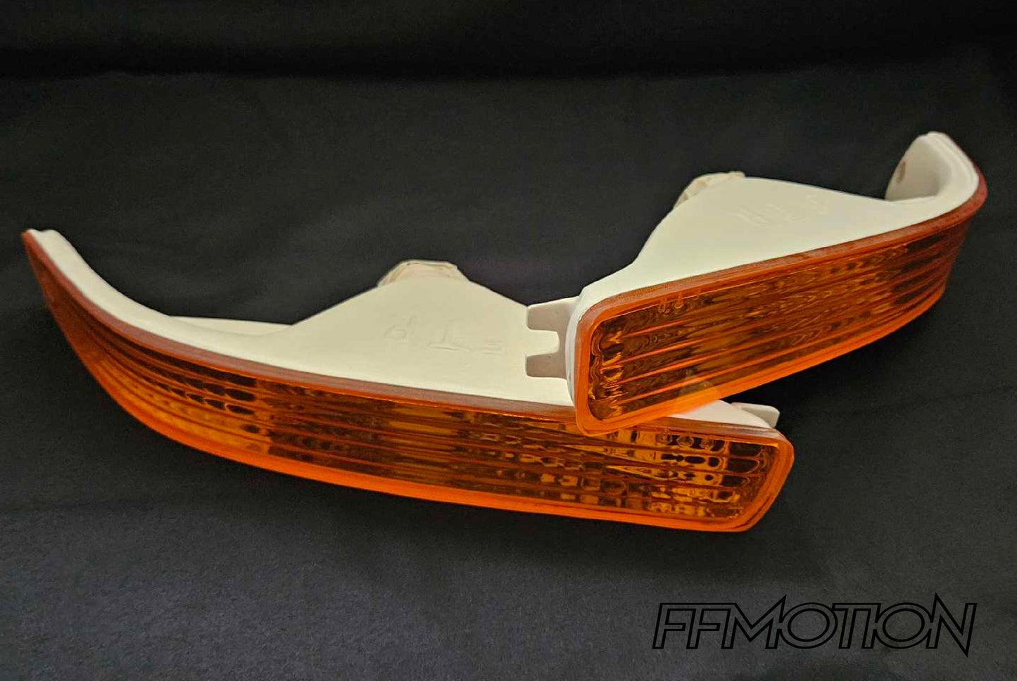 FTR JDM CRX reproduction bumper lamps - Amber lens